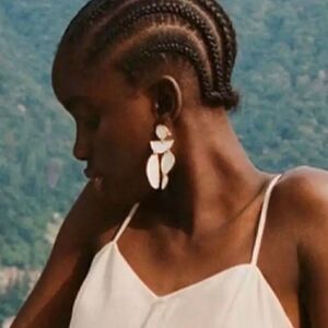 Geo dangle earrings M51